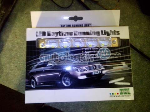 дневные ходовые огни на калину