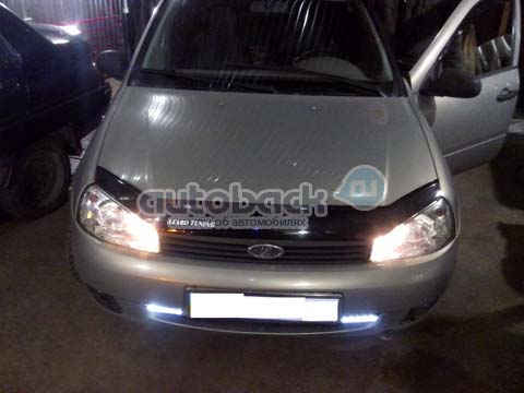 Установка ходовых огней на Ладу Калину